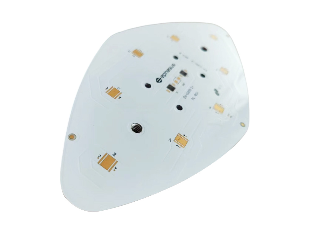 Aluminum PCB：Thick copper PCB：1-layers-AL 3W-4.8mm/3oz-ENIG